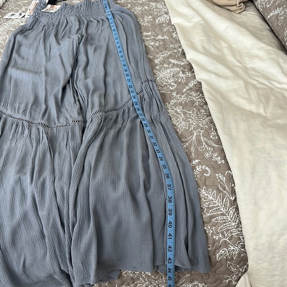 Rewash Blue Ruffle Bell Wide Leg Pants - Picture 9 of 9